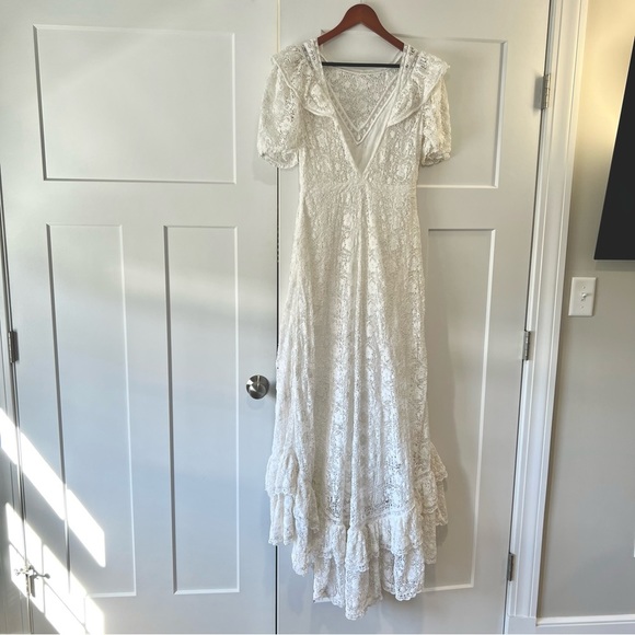 LoveShackFancy Kalani Dress 4 bridal wedding boho lace - Picture 7 of 12
